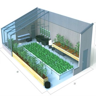 Automatic Farmland Ground Mounted Solar System For Greenhouse